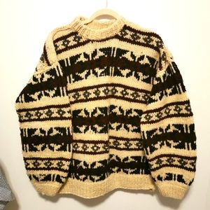 VINTAGE | 100% Wool fairisle sweater